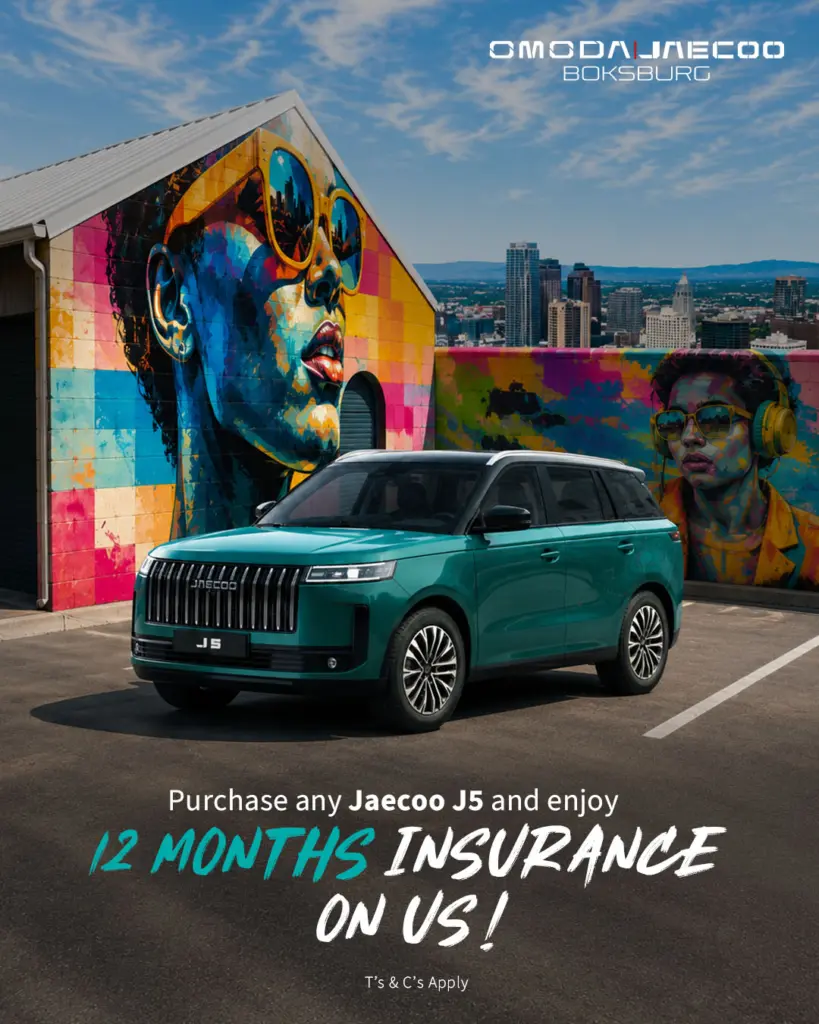 Jaecoo J5 One Year Insurance*