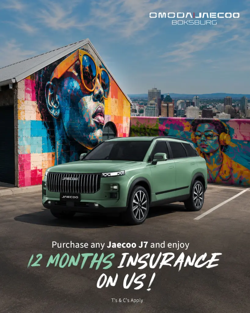 Jaecoo J7 One Year Insurance*