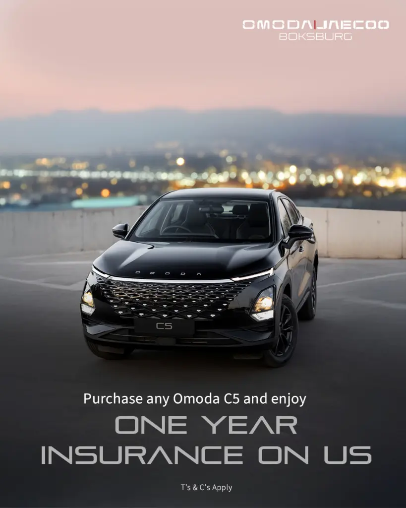 Omoda C5 with Free Insurance*